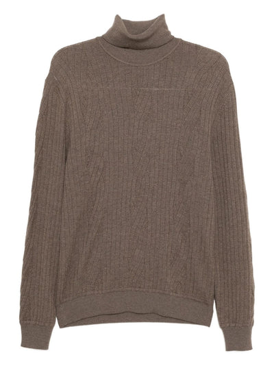 Cable-Knit Sweatshirt