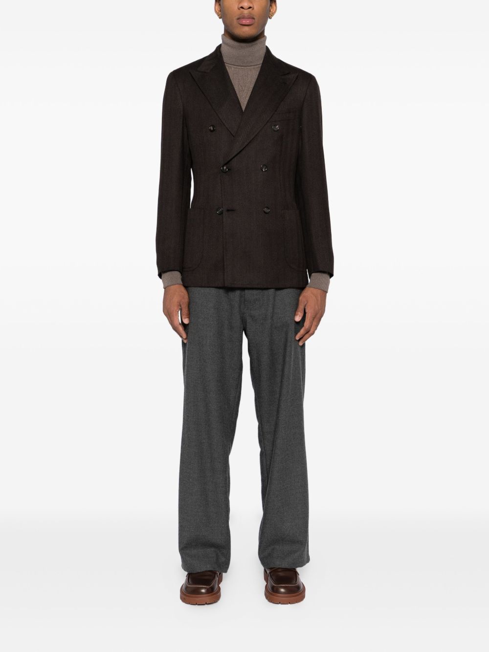 double-breasted blazer 