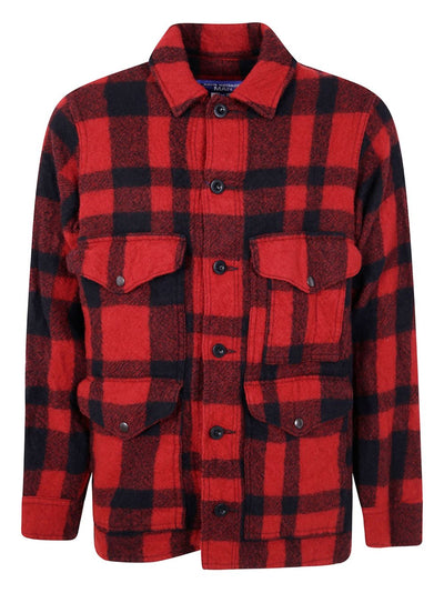 Checked Wool Shirt Jacket