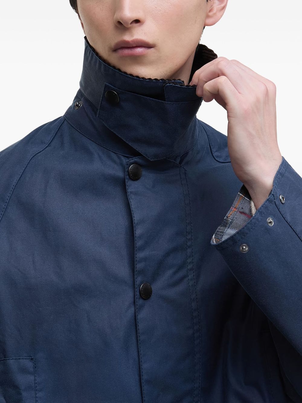 corduroy-collar cotton jacket