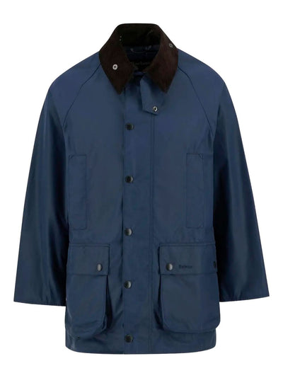 Corduroy-Collar Cotton Jacket