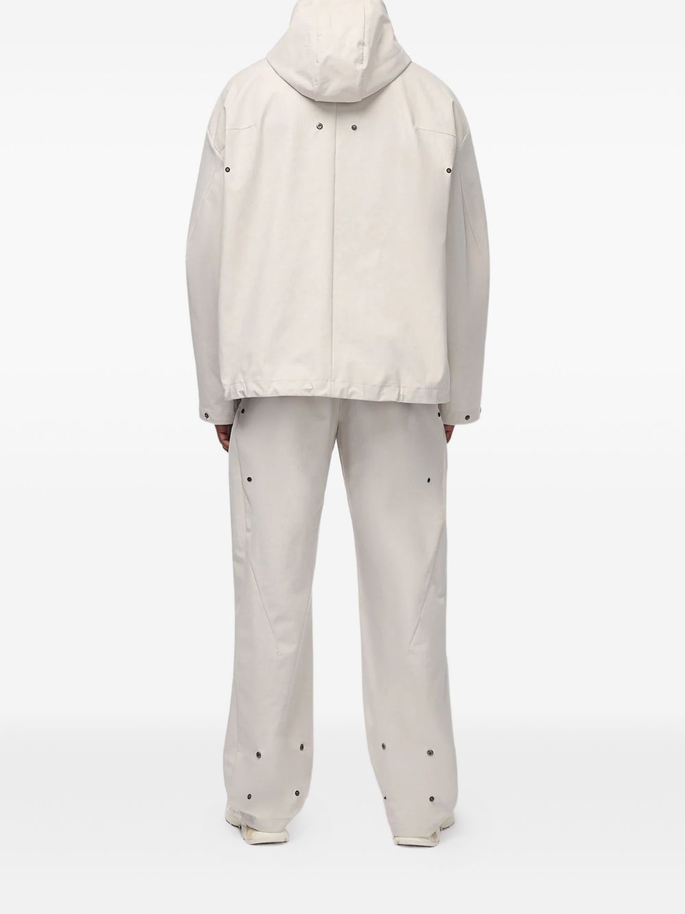 Balfron hooded zip-front jacket