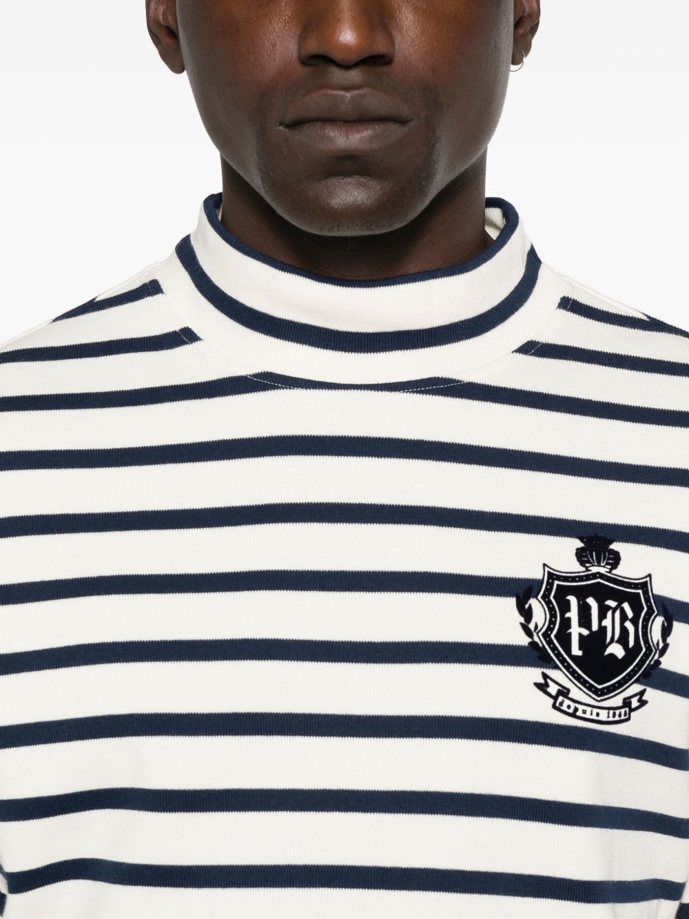 striped long-sleeve T-shirt