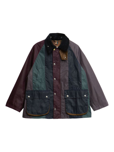 x Paul Smith Corduroy-Collar Patchwork Jacket