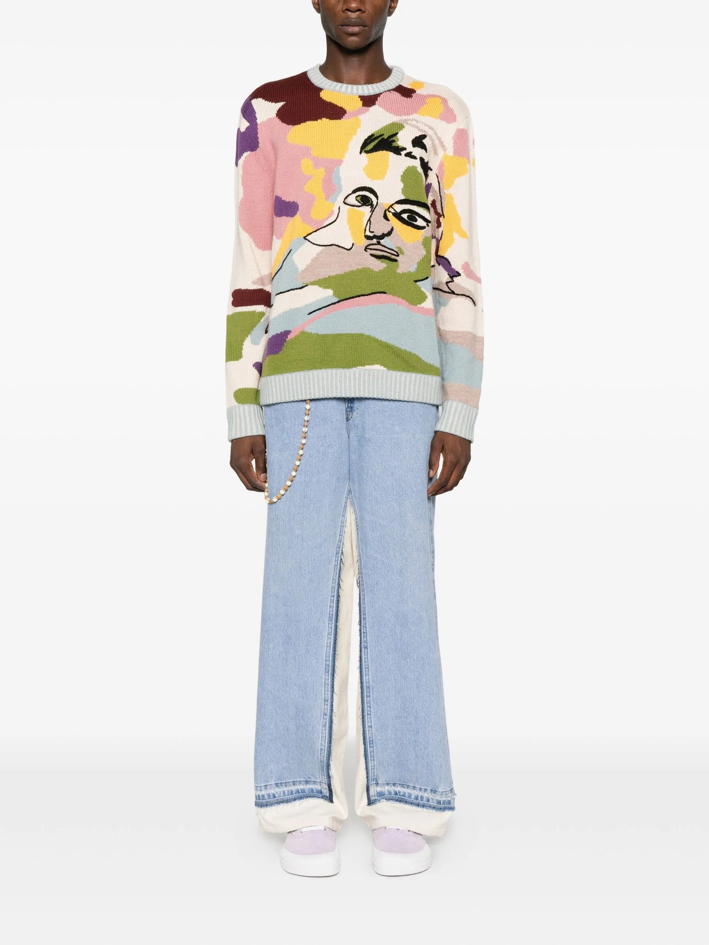 Intarsia Knit Sweater