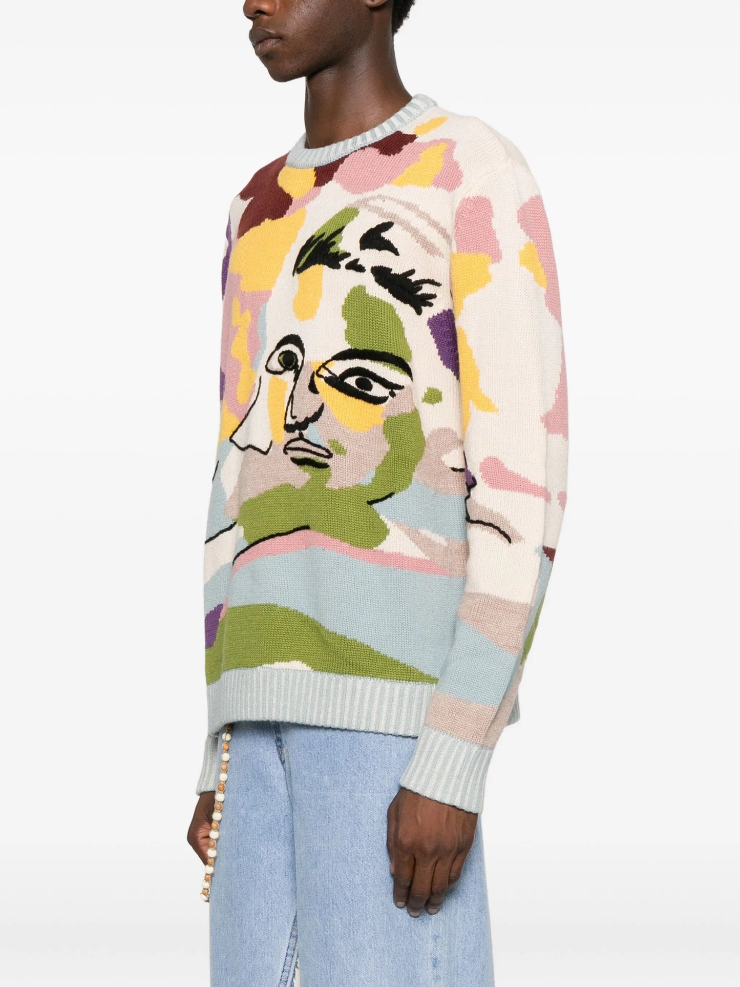 Intarsia Knit Sweater