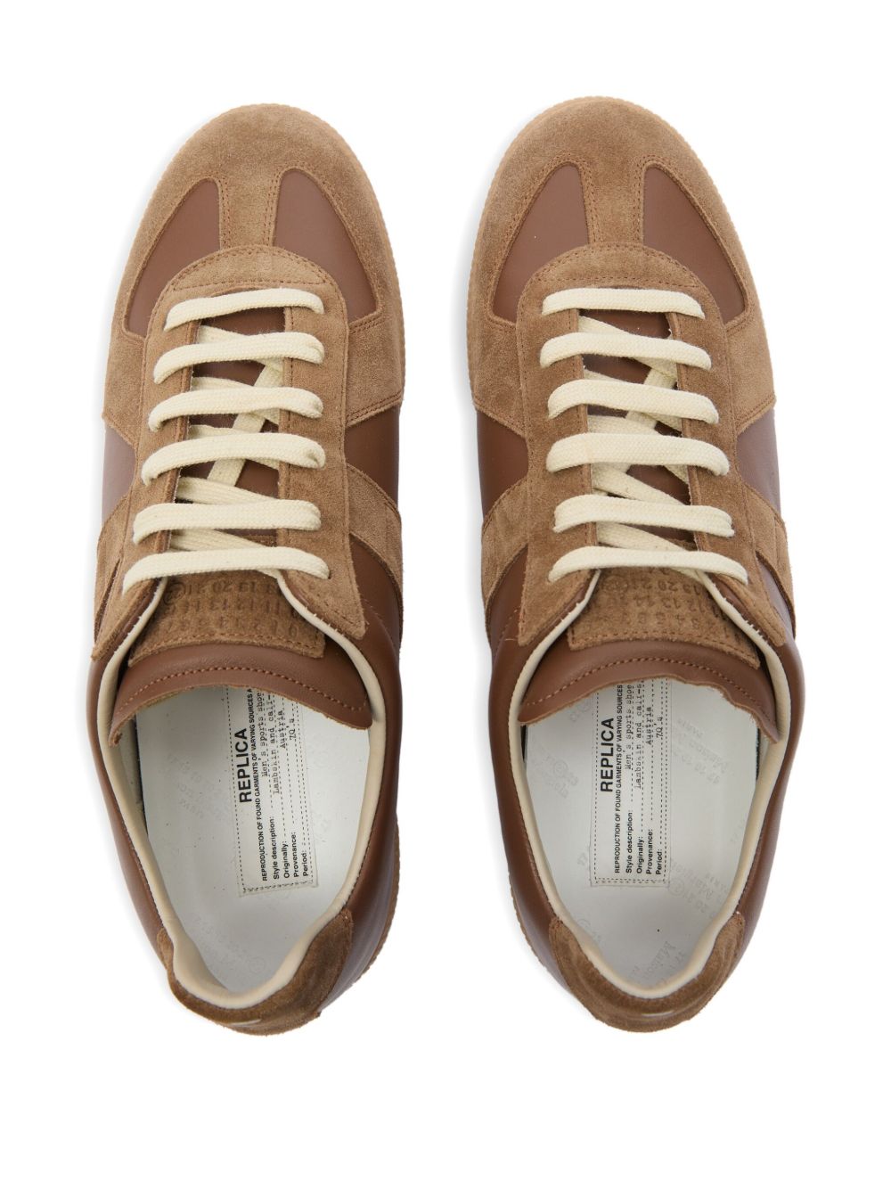 Replica leather sneakers