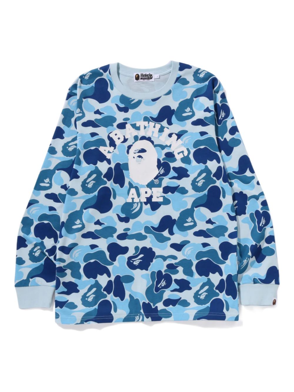 camouflage-print long sleeve T-shirt