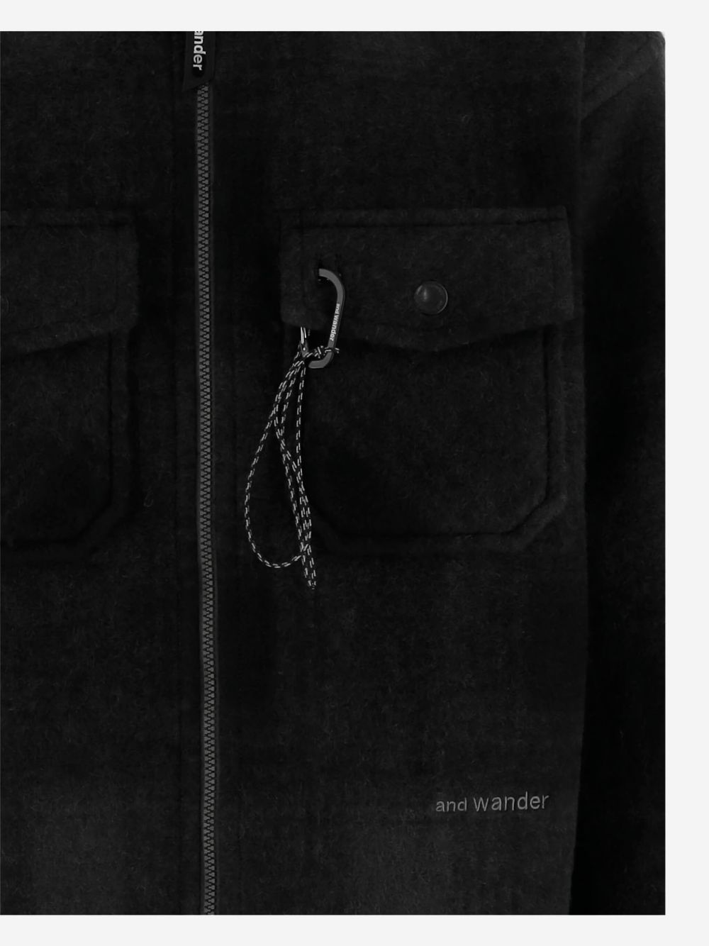 flap-pocket zip jacket