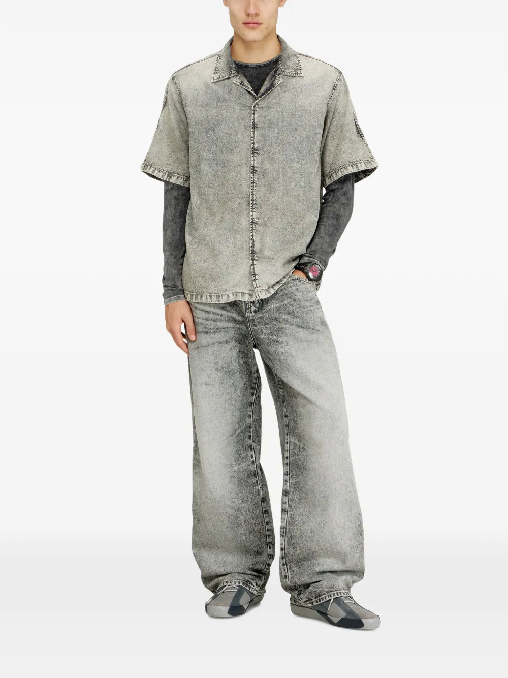 D-Nabil S8 denim shirt