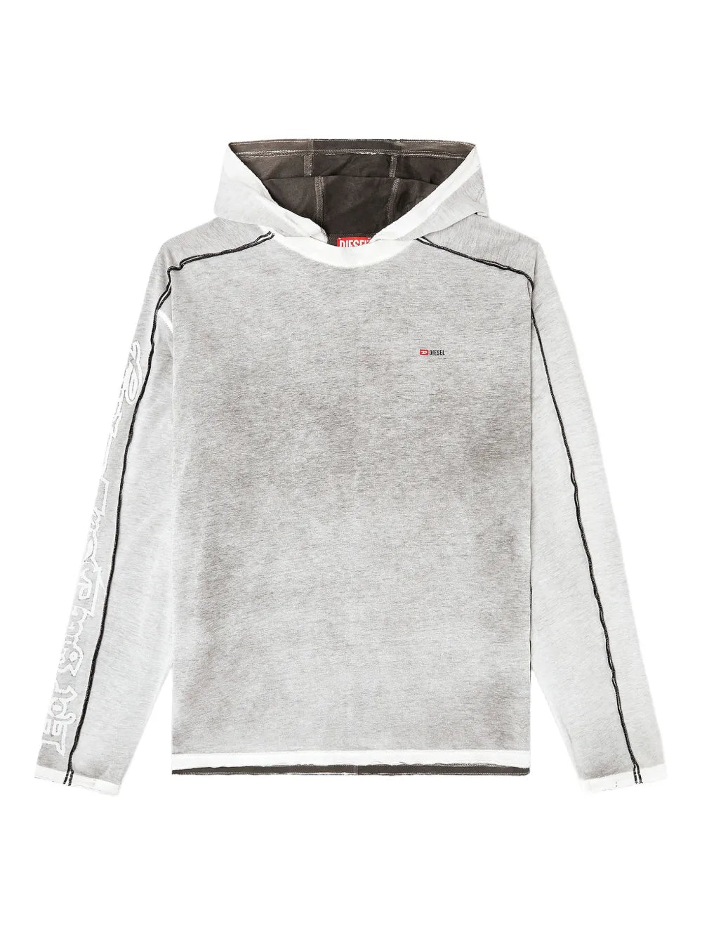 T-Riven long-sleeve hooded sweater