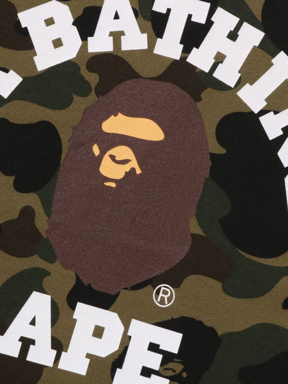 camouflage logo T-shirt