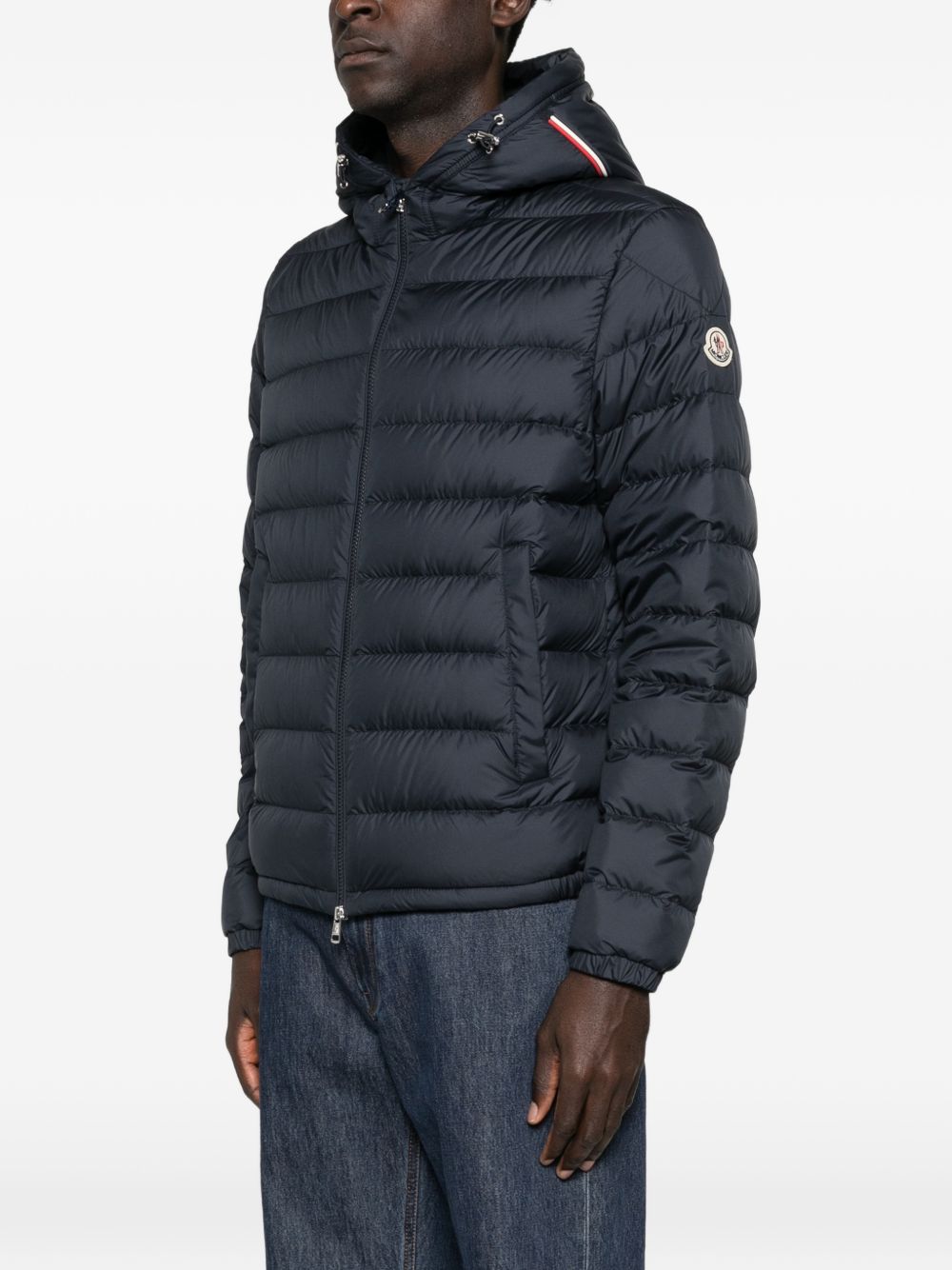 hooded quilted jacket
