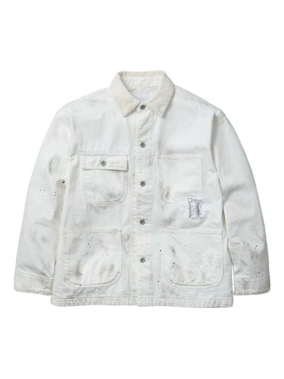Corduroy-Collar Jacket