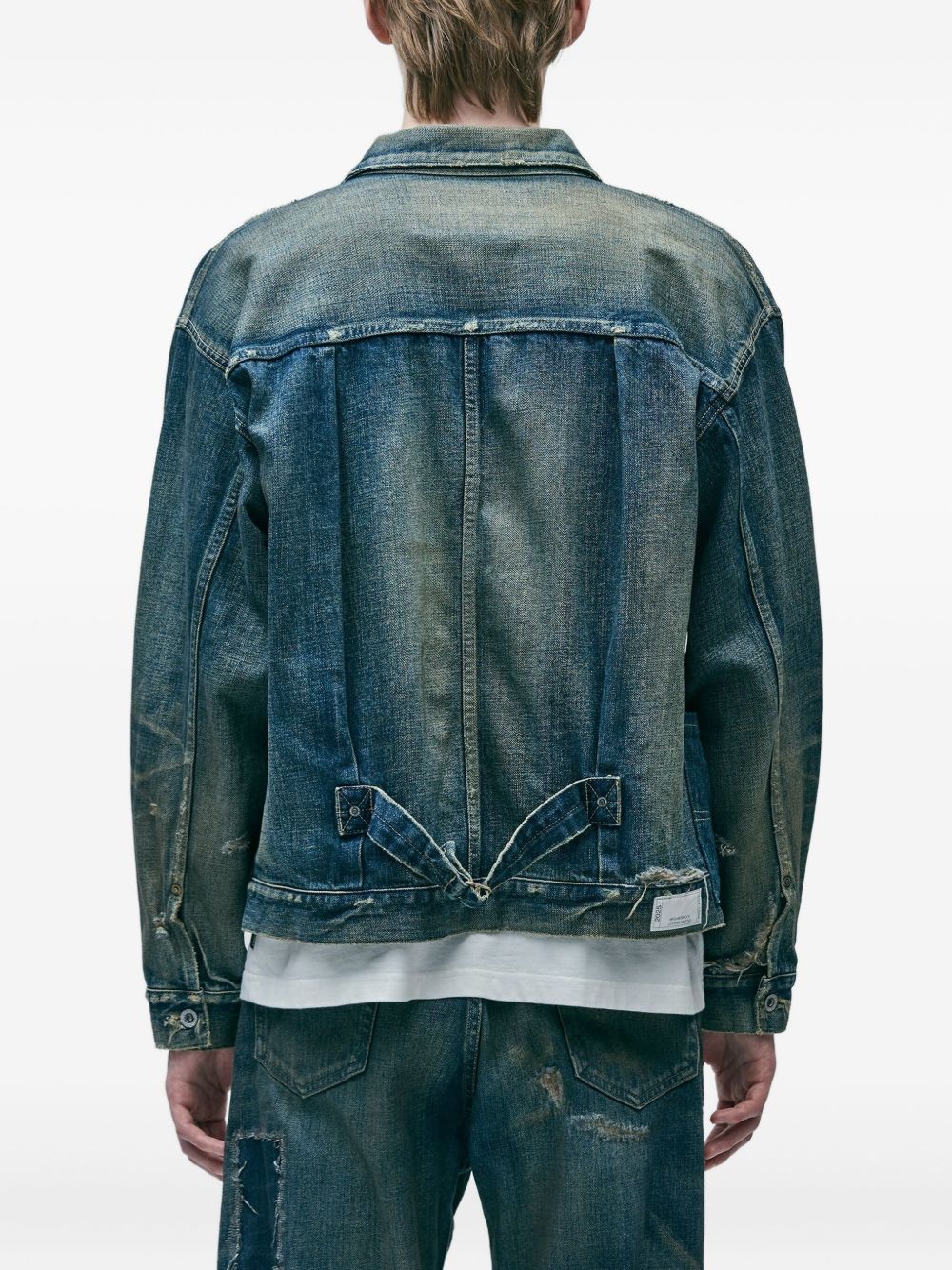 patchwork denim jacket