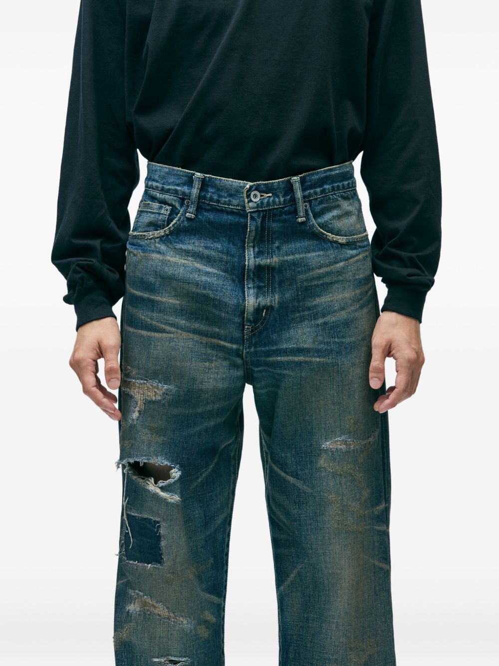 Savage Denim distressed jeans 