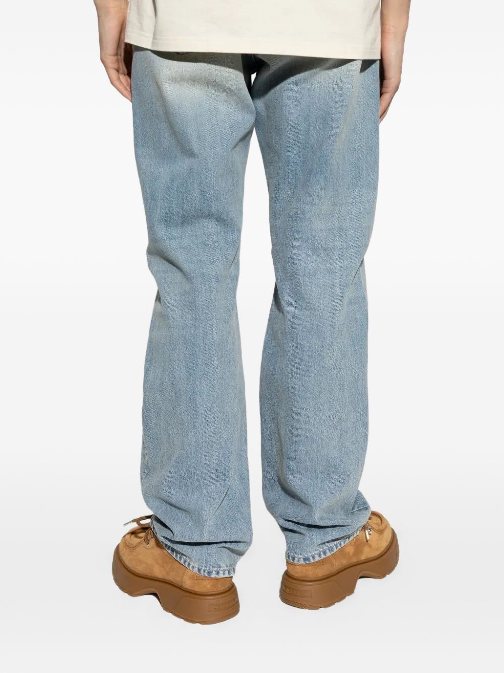 straight-leg jeans