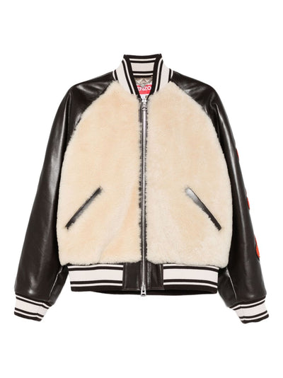 X Futura 2000 Shearling Bomber Jacket