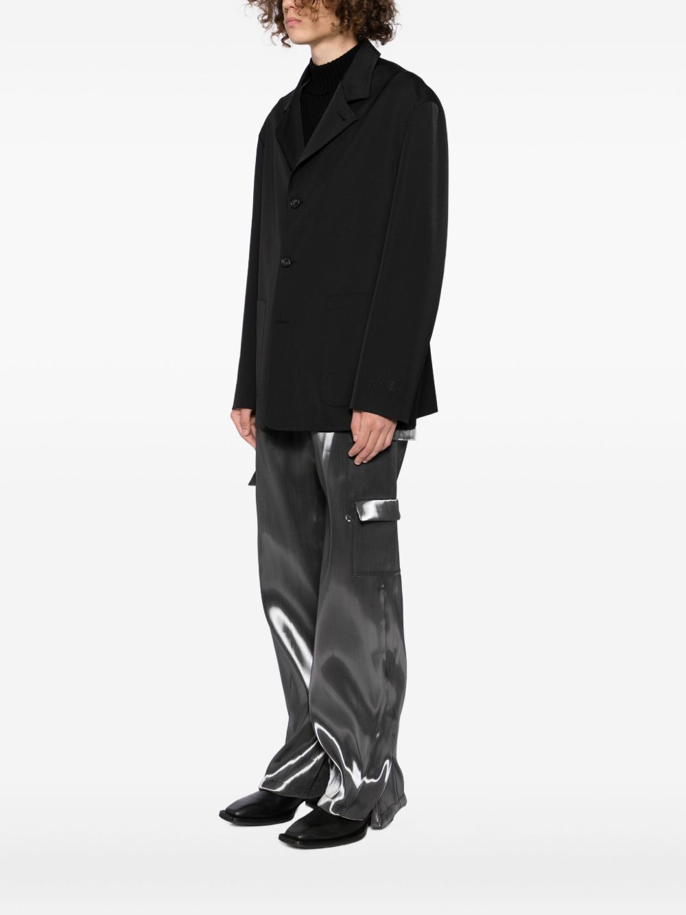 single-breasted blazer