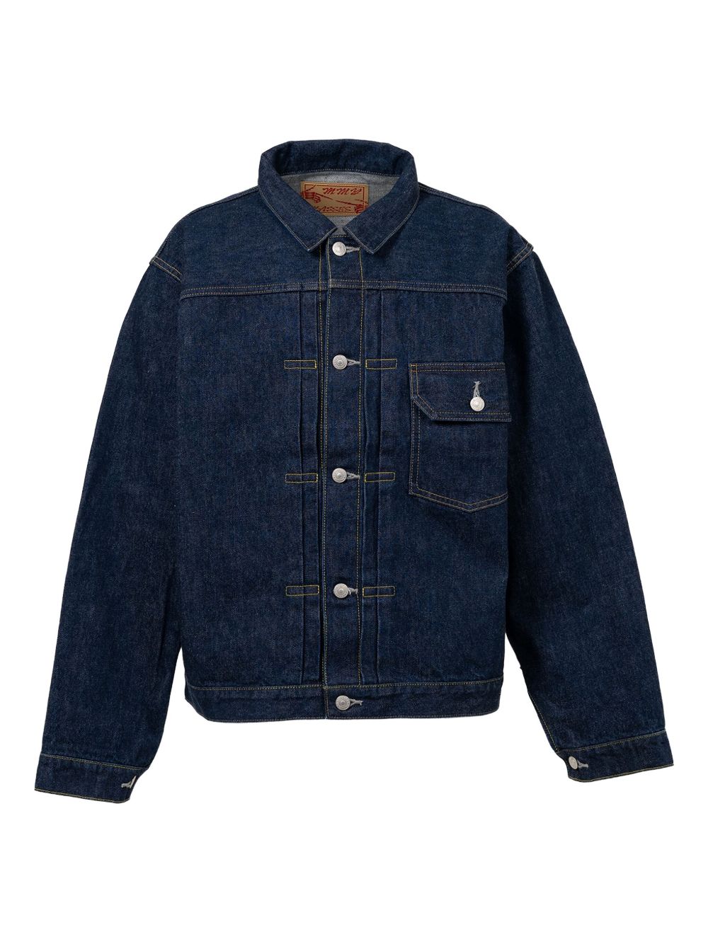 button pocket denim jacket