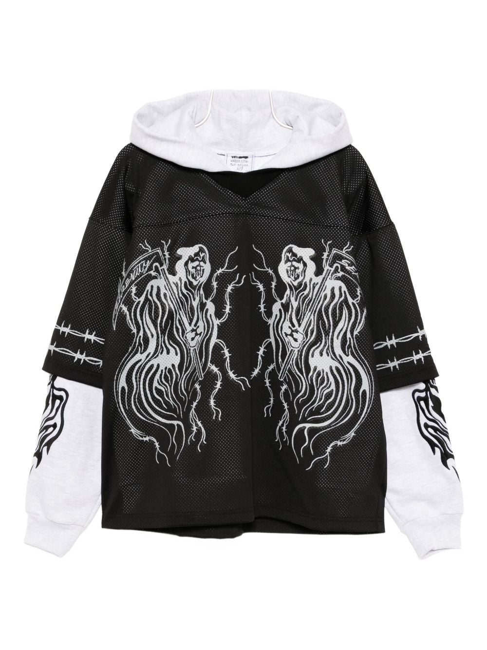graphic-print hoodie