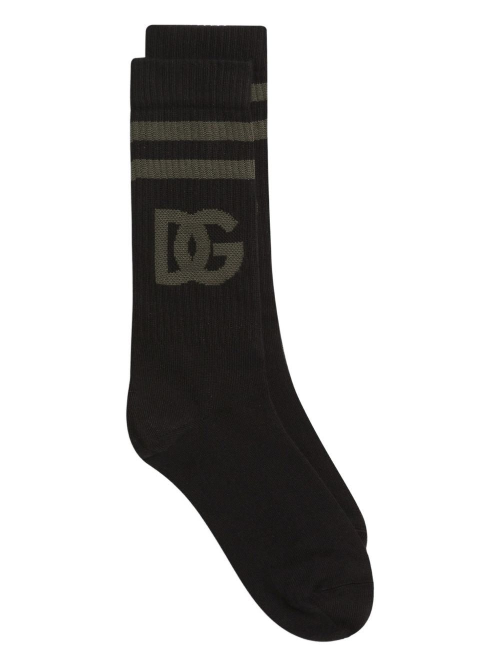 logo striped socks