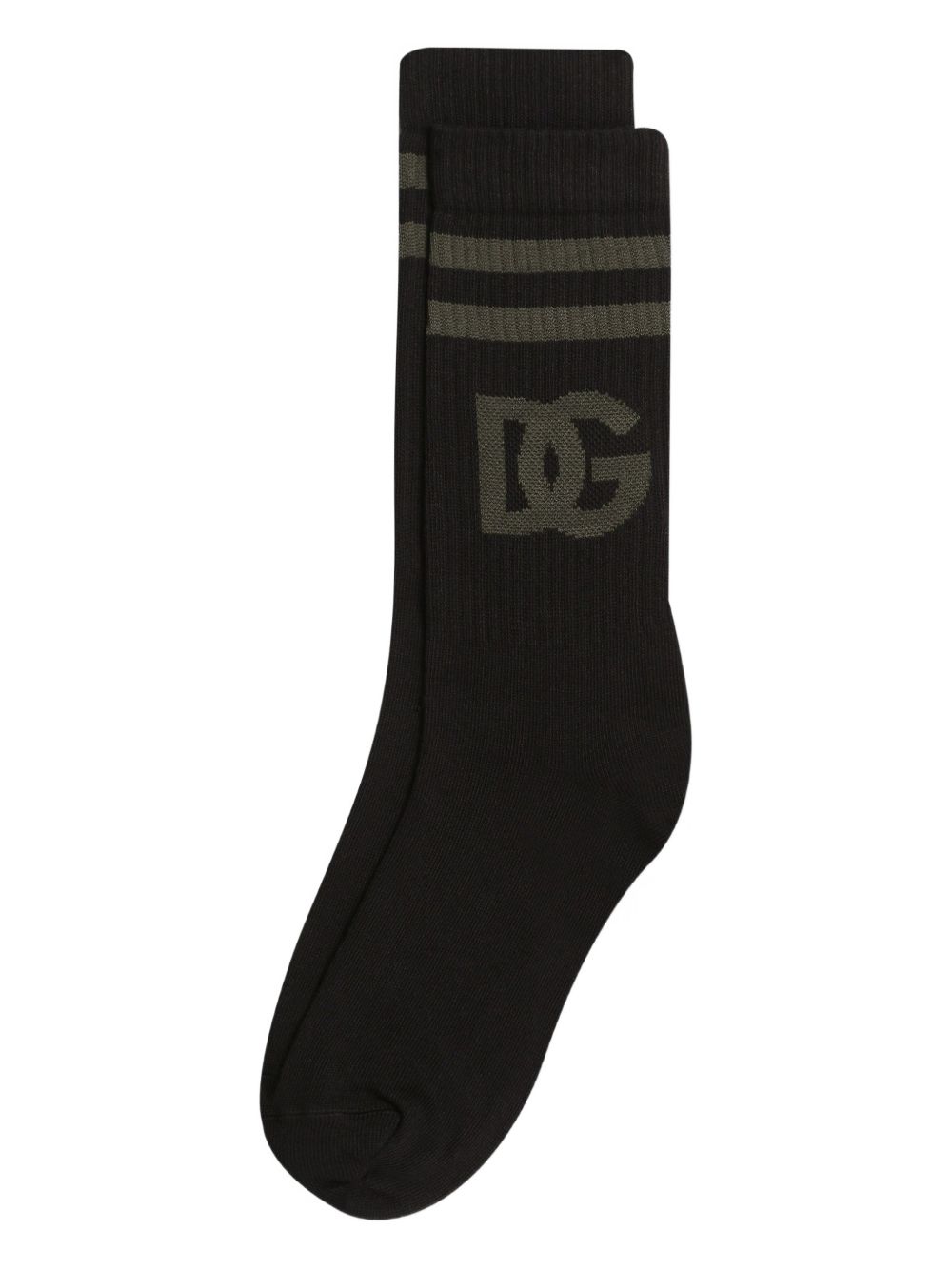 logo striped socks