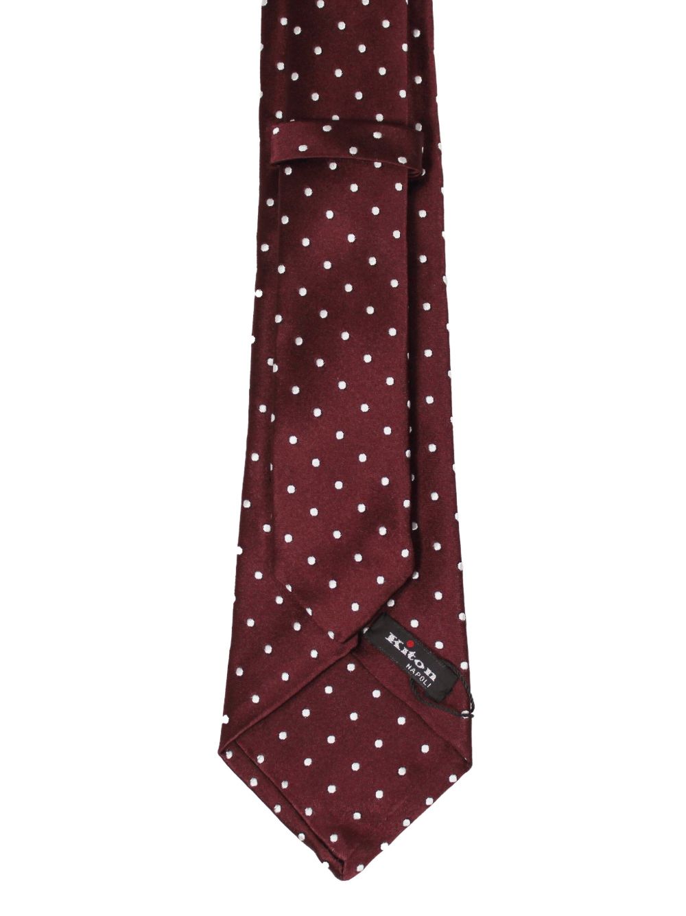 polka-dot silk tie