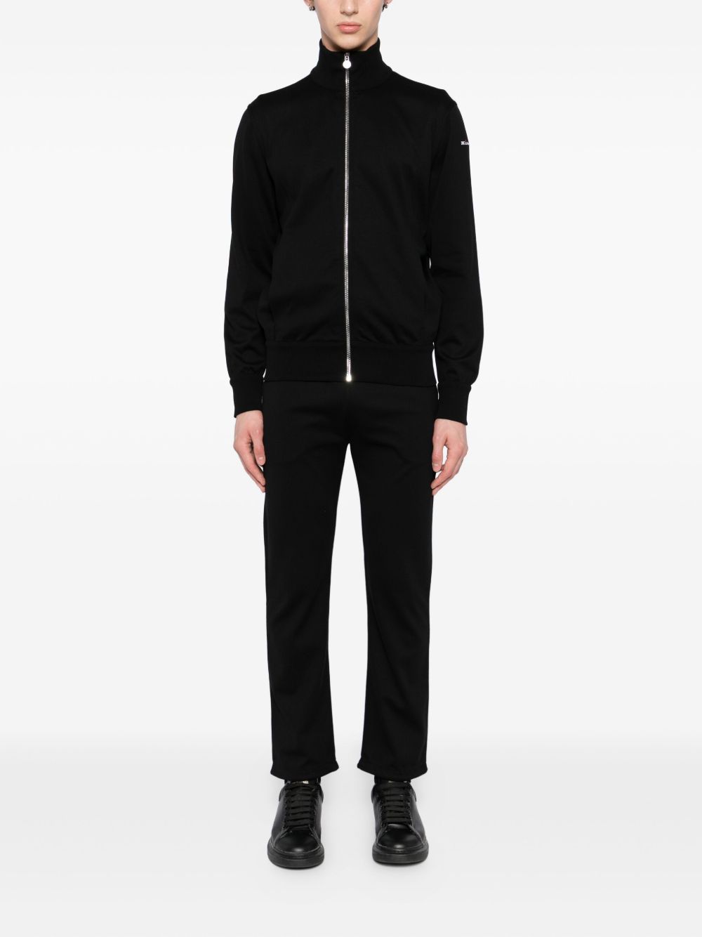 logo-embroidered trousers set