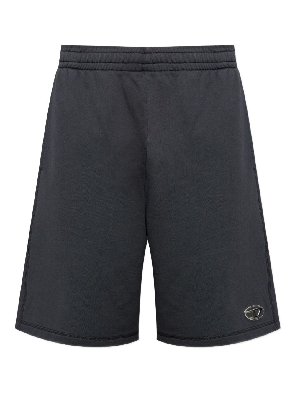 P-Marshy logo-detail shorts