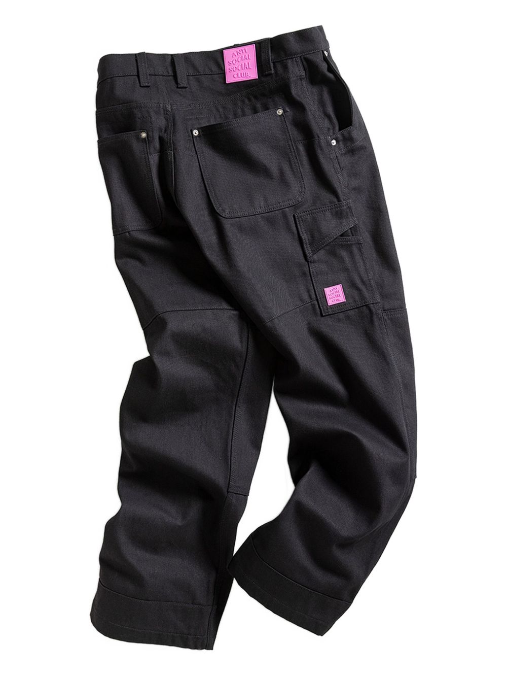 logo-patch panelled pants