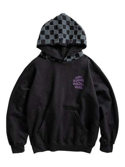 Chenille Checkered Hoodie
