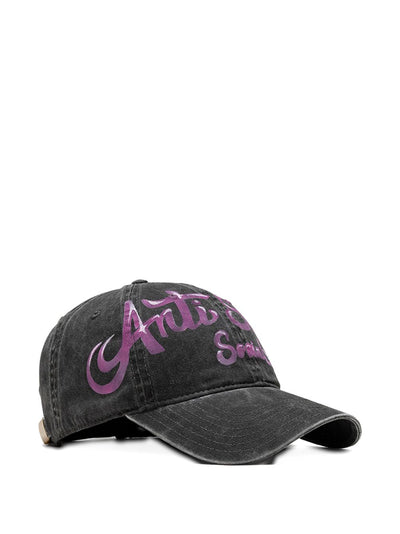 Logo-Print Denim Cap