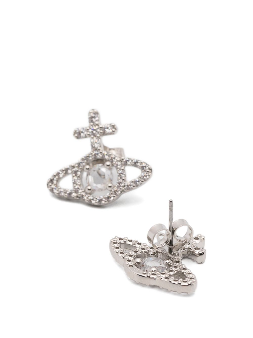 Olympia crystal orb earrings