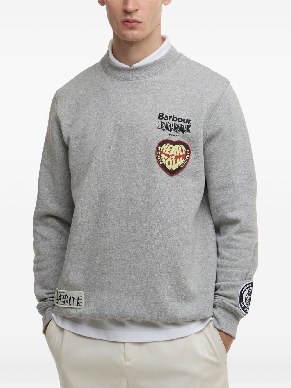 appliqué crew-neck sweatshirt