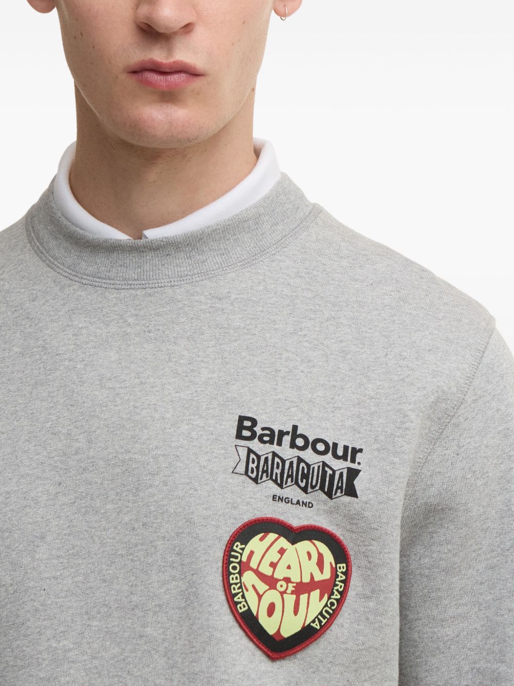 appliqué crew-neck sweatshirt