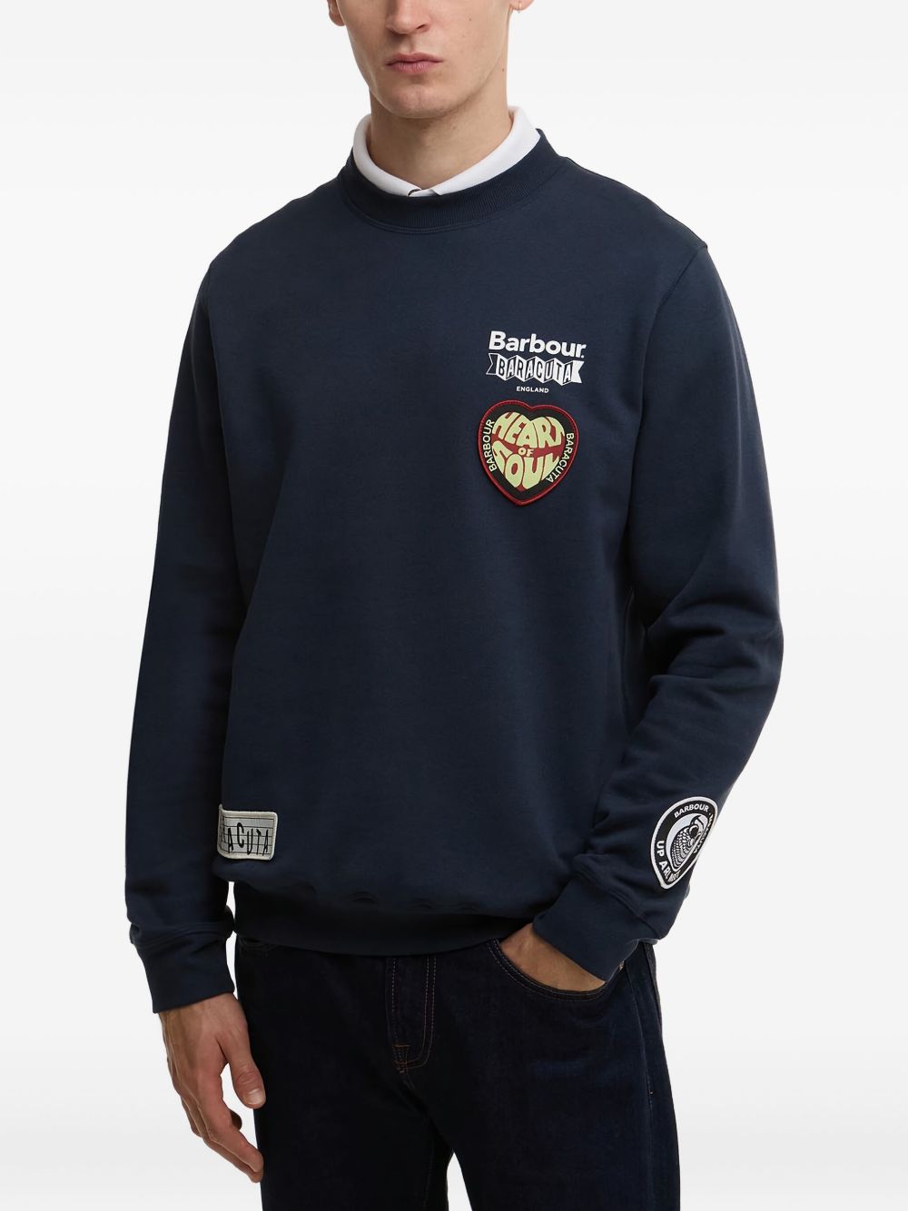 appliqué-detail sweatshirt