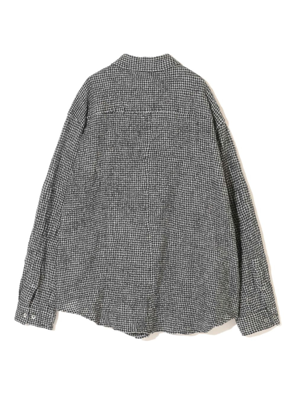 checked wool shirt