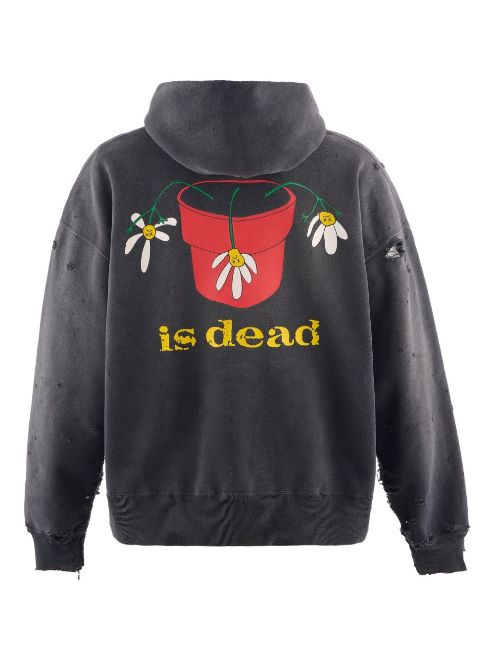 x De La Soul distressed graphic hoodie