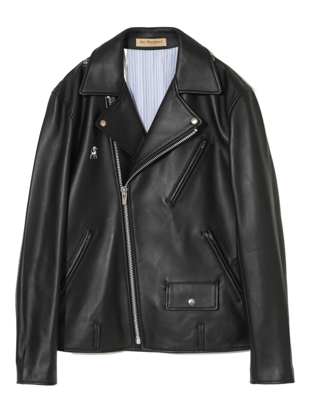 leather biker jacket
