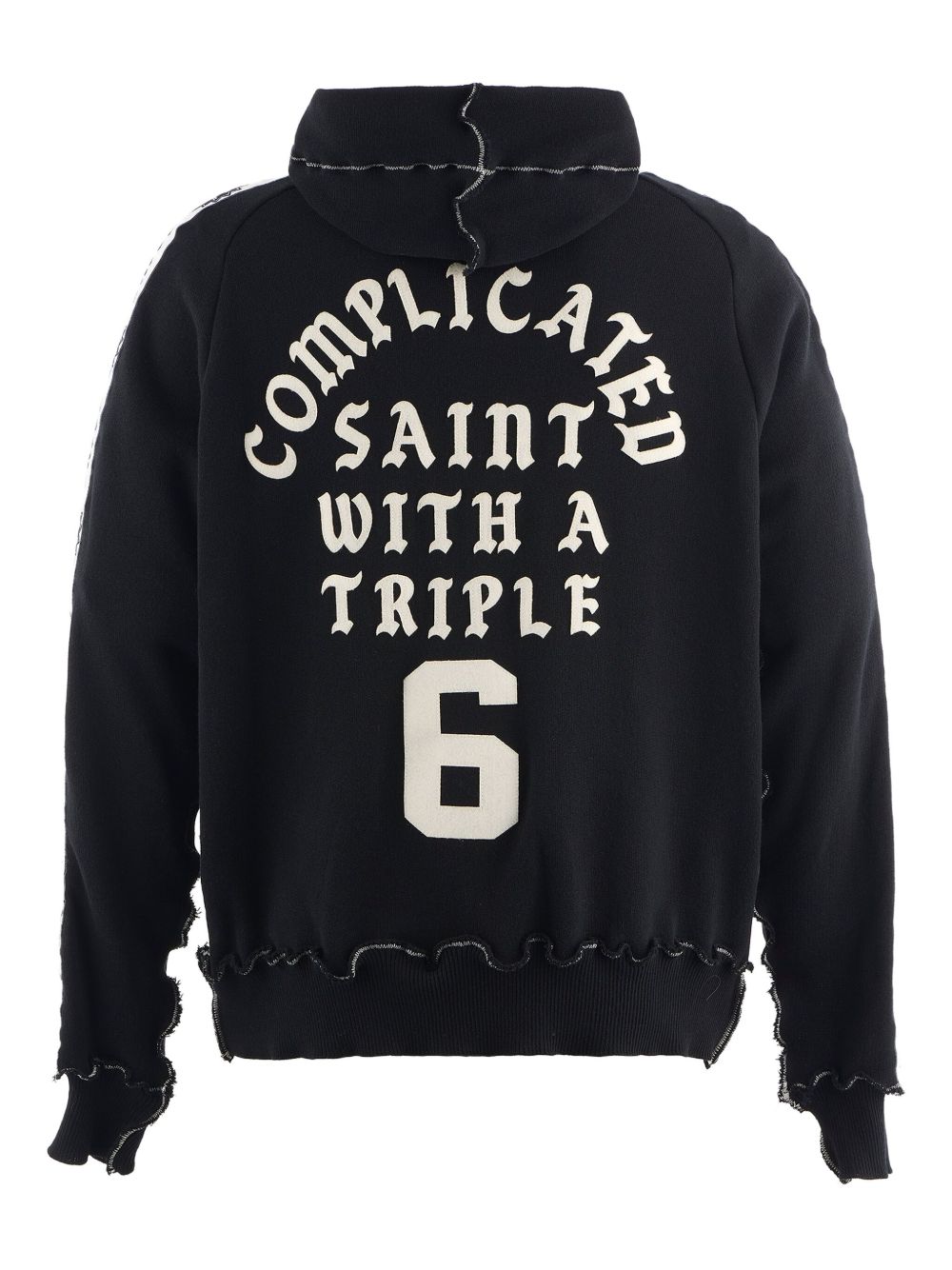 x A LOVE MOVEMENT appliqué hoodie