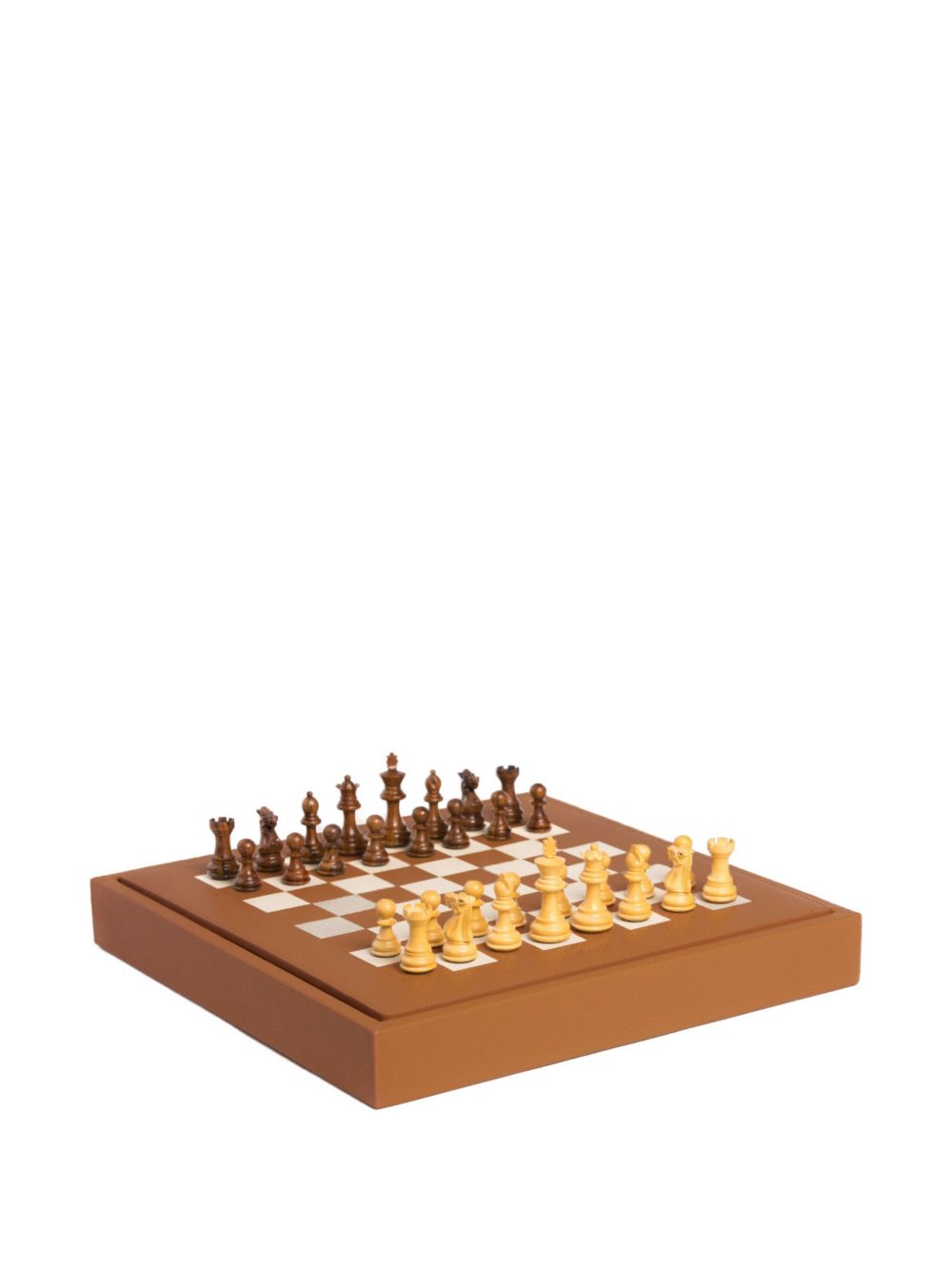 leather chess set