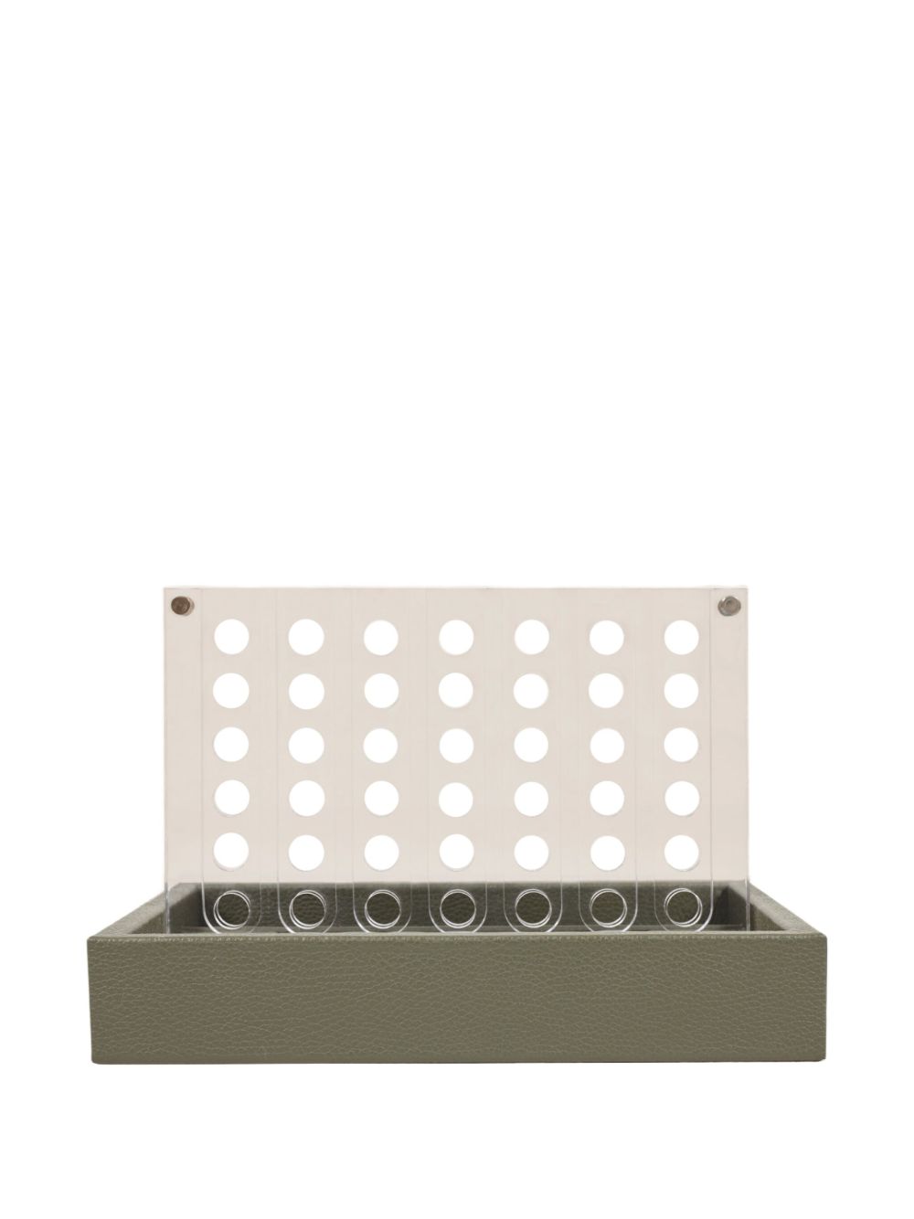 Four In a Row leather game set