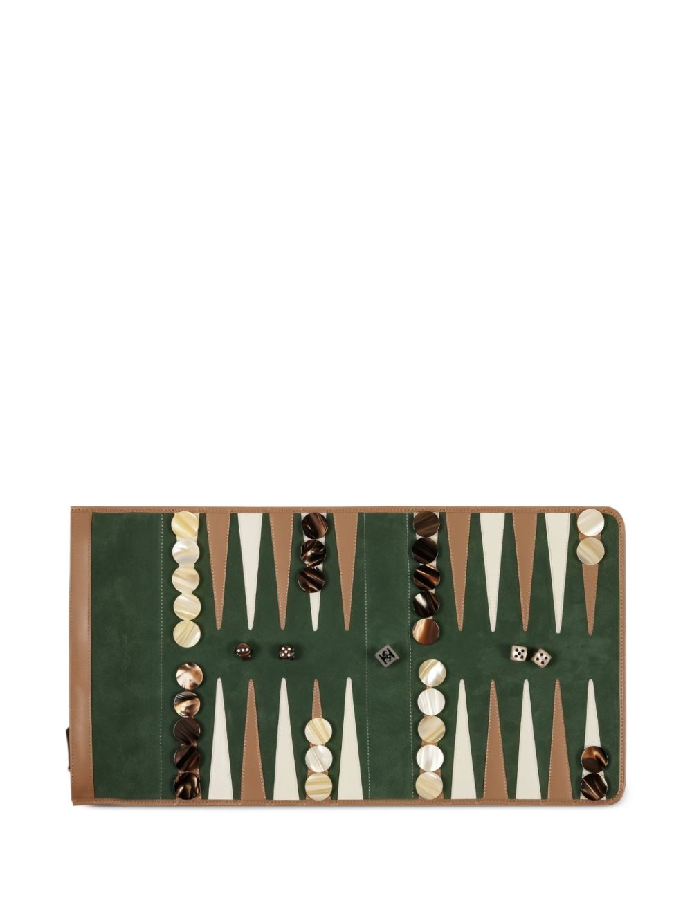 leather travel backgammon (51cm x 28cm)