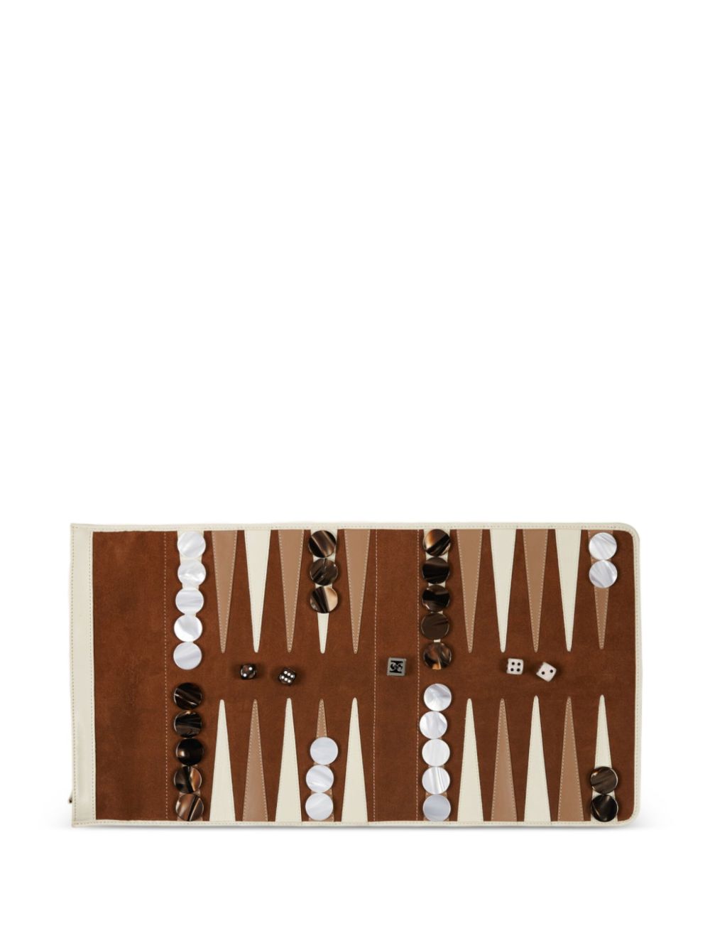 leather travel backgammon (51cm x 28cm)