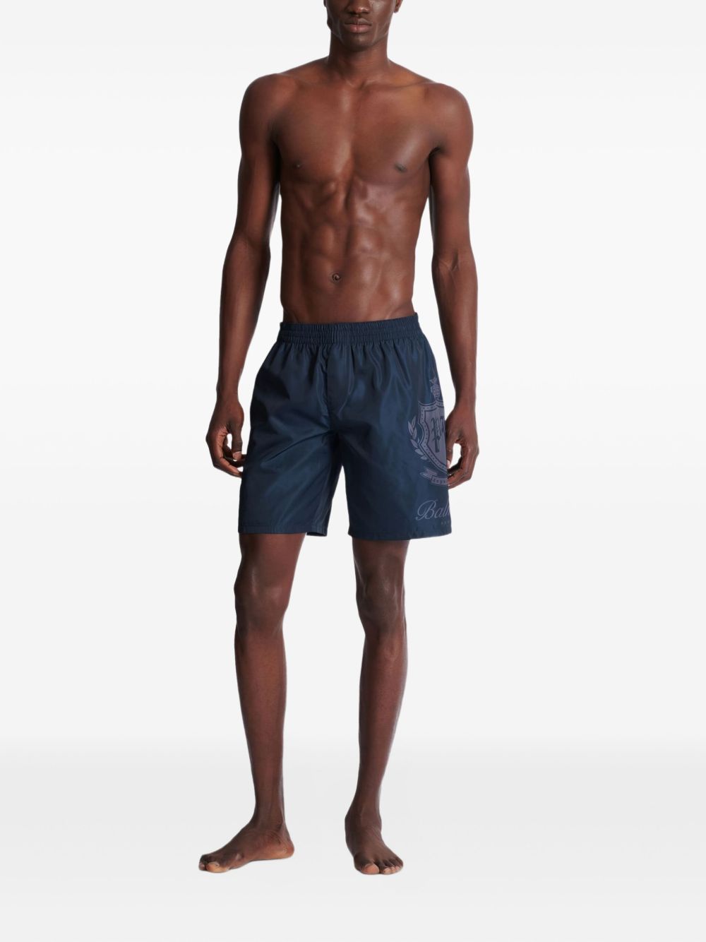 logo swim shorts