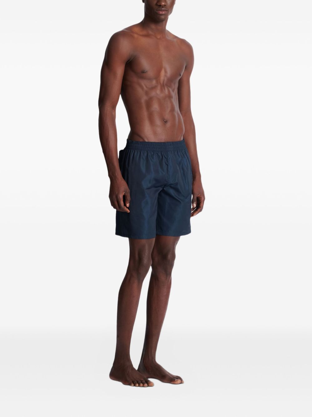 logo swim shorts