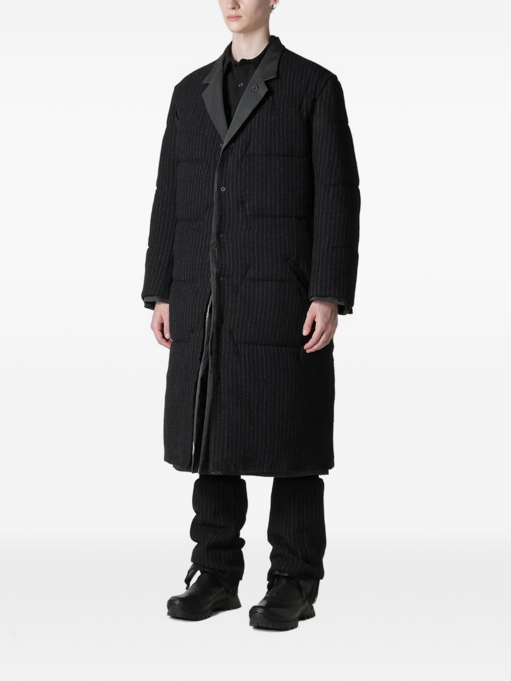 Padded Pinstripe Jacket