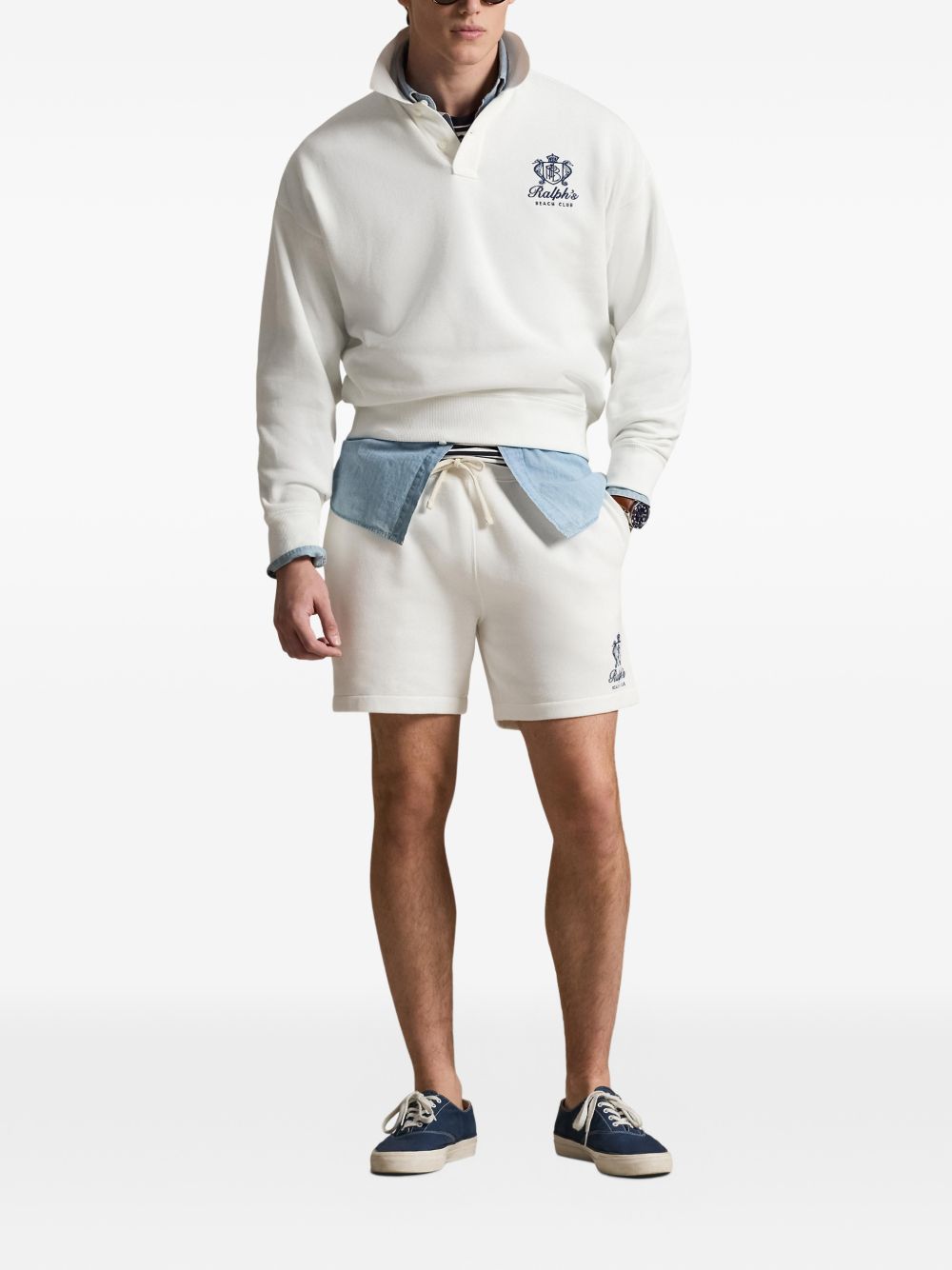 long-sleeve polo shirt