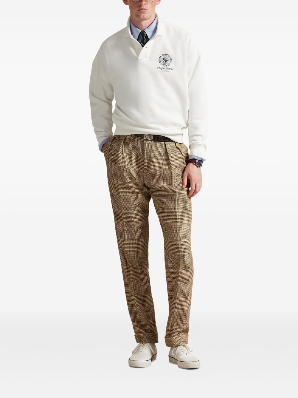 graphic polo shirt